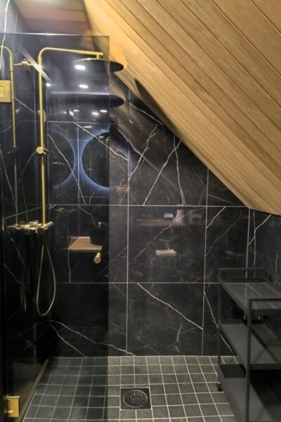 Badezimmer-Aurora-Hut
