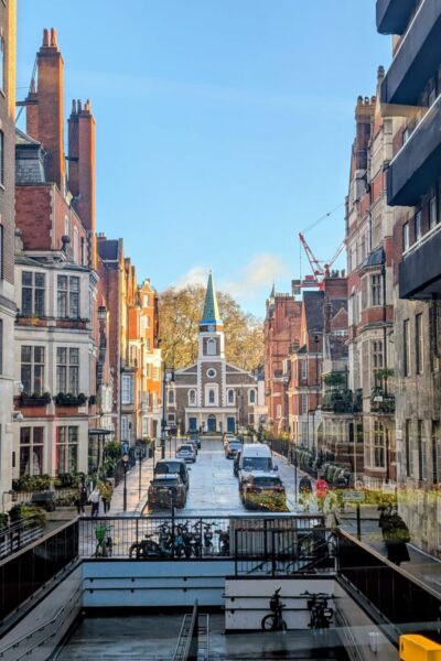 Belgravia-London-Blick-aus-dem Bus