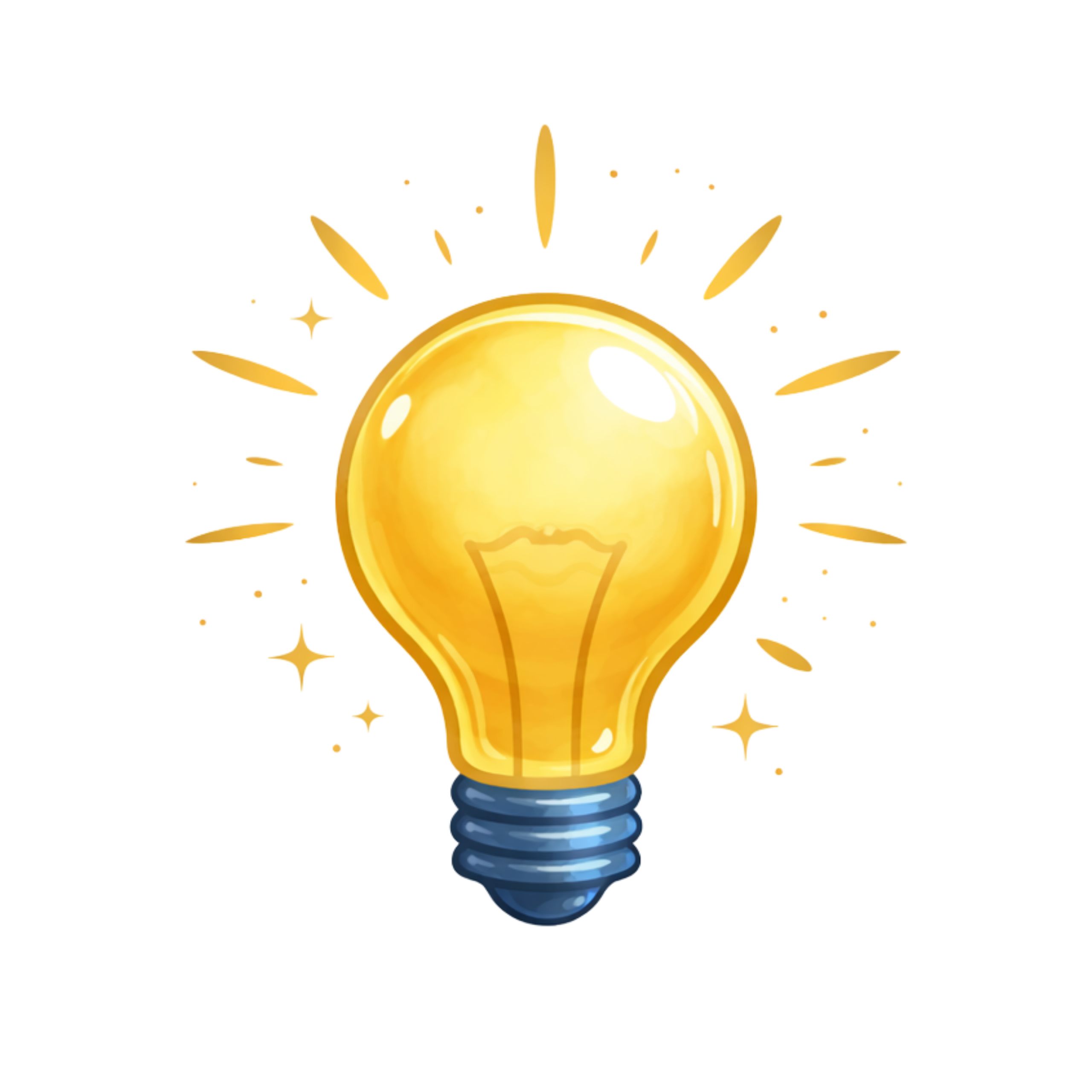 Dieses Bild zeigt eine Glühlampe als Icon für "Geheimtipps" die in diesem Teil zusammengefasst werden.