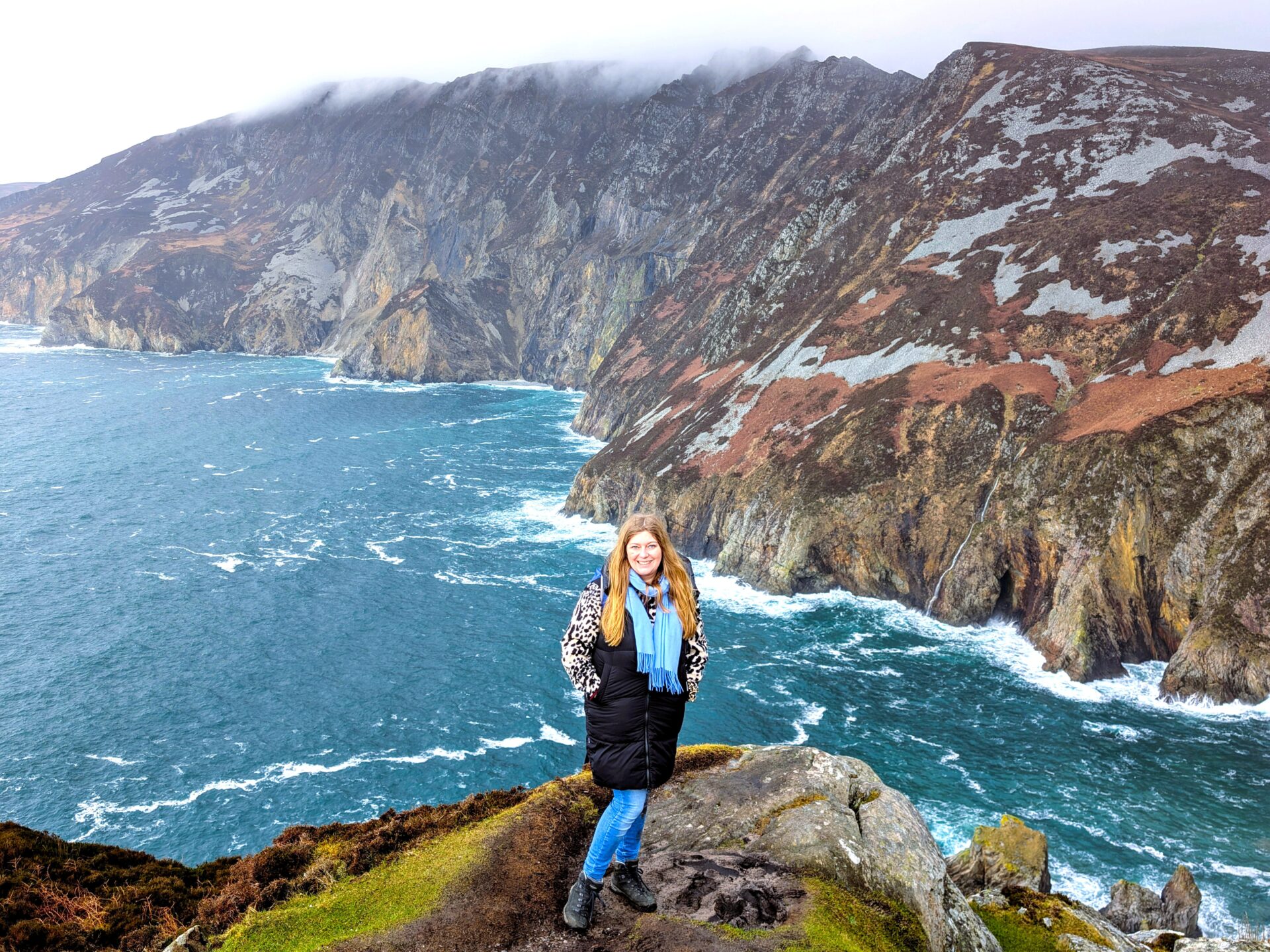 Die Klippen von Slieve League in Irland mit spektakulärem Blick auf den Atlantik